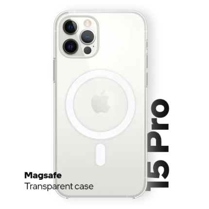 Magsafe transparent case for iPhone 15 Pro