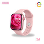 Wisme X51 Mini Smart Watch Series 10 – 36mm AMOLED Display, 3 Liquid Silicone Straps - Image 2