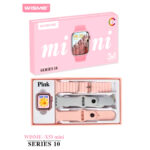 Wisme X51 Mini Smart Watch Series 10 – 36mm AMOLED Display, 3 Liquid Silicone Straps - Image 3